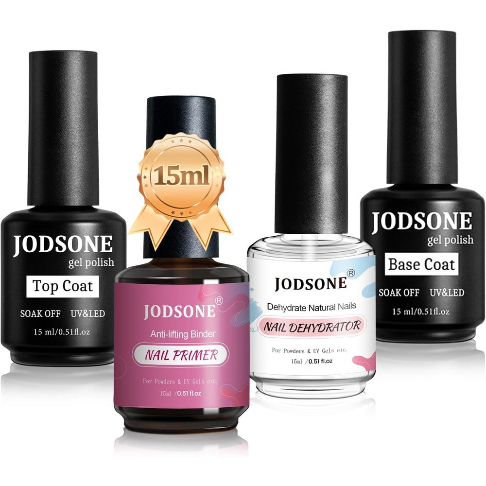 Jodsone 4 piece nail prep set with dehydrator and primer front view