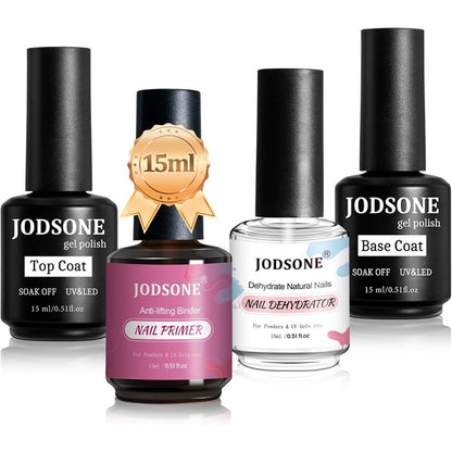 Jodsone 4 piece nail prep set with dehydrator and primer front view