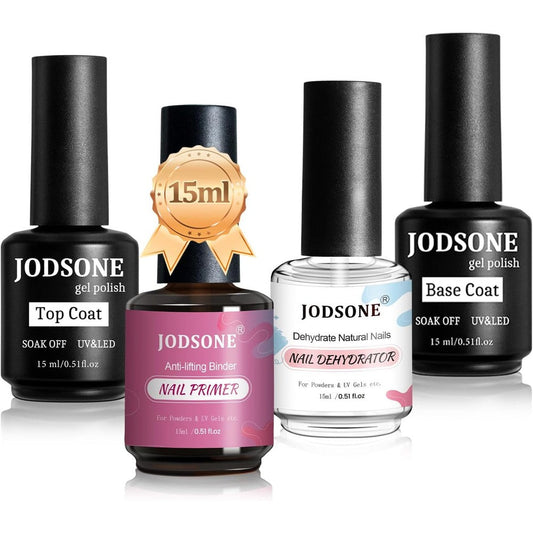 Jodsone 4 piece nail prep set with dehydrator and primer front view