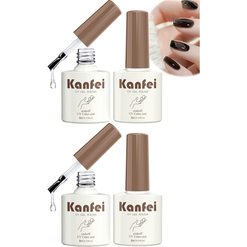 Canni Kanfei Diamond Top Coat and Base Coat set front view