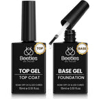 Beetles gel polish top coat and base coat set front view