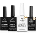 Beetles gel polish top coat and base coat set front view packaging