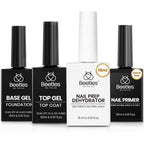 Beetles gel polish top coat and base coat set front view packaging