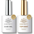 Born Pretty Hema And Tpo Free Gel Base And Top Coat Set front view bottle packaging