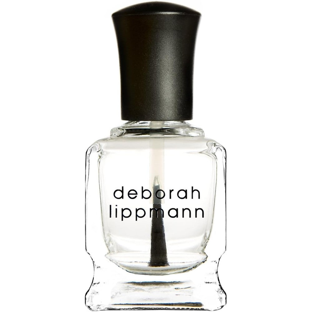 Deborah Lippmann Addicted to Speed Ultra Quick-Dry Top Coat clear bottle front view