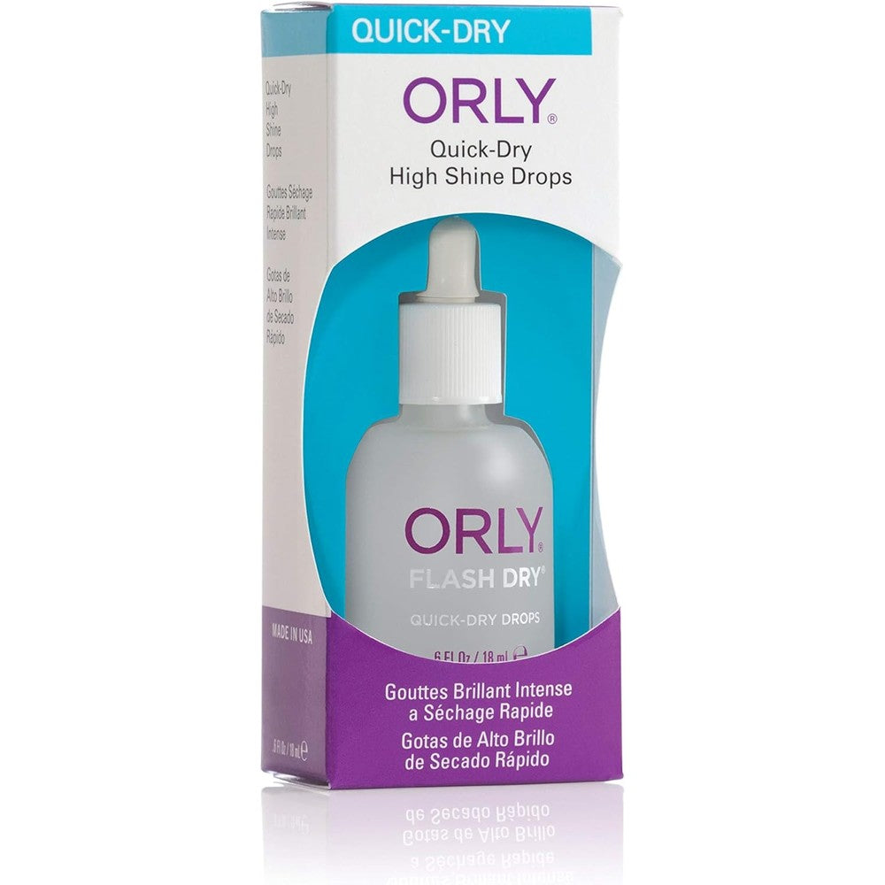 Orly Flash Dry Quick Dry Nail Polish Shine Drops 18 Millilitres bottle front view