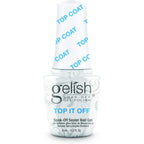 Gelish mini top it off sealer gel front view bottle professional nail polish