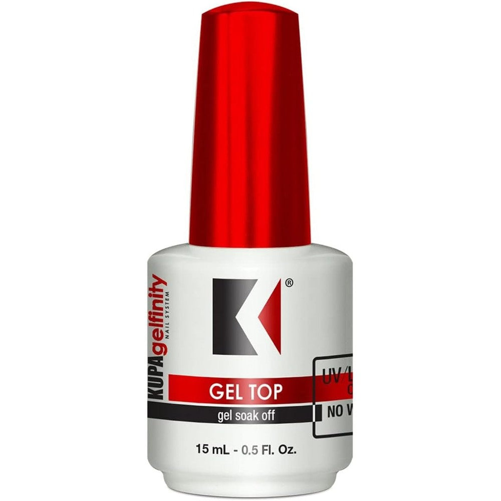 KUPA GelFinity Soak Off Gel Top Coat front view bottle