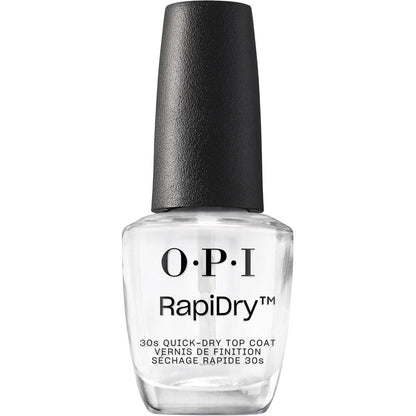 OPI RapiDry Quick Dry Top Coat clear nail polish bottle front view