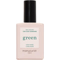 Manucurist Green Sunshine nail polish top coat front view bottle