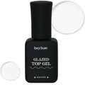 heyhae glazed top gel front view professional bottle