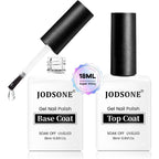 Jodsone professional gel base and top coat set front view bottle packaging