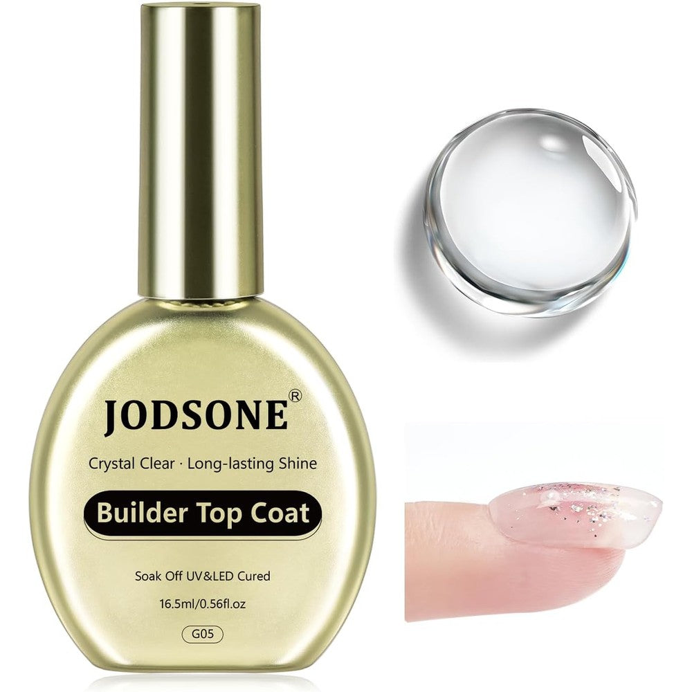 Jodsone Crystal Builder Top Coat Gel bottle front view