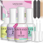 Saviland dip powder liquid set front view