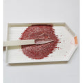 Oumisaya nail dip powder tray front view with recycling tools kit
