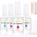 Azurebeauty dip powder liquids set front view bottles