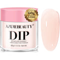 Azurebeauty translucent dip powder front view jar packaging