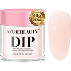 Azurebeauty translucent dip powder front view jar packaging