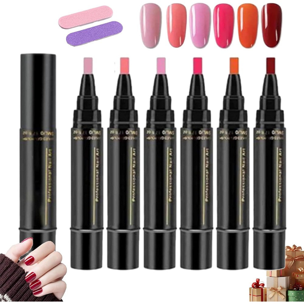 Generisch professional 3 in 1 nail polish pen set front view showing premium packaging and pen design for home manicures.