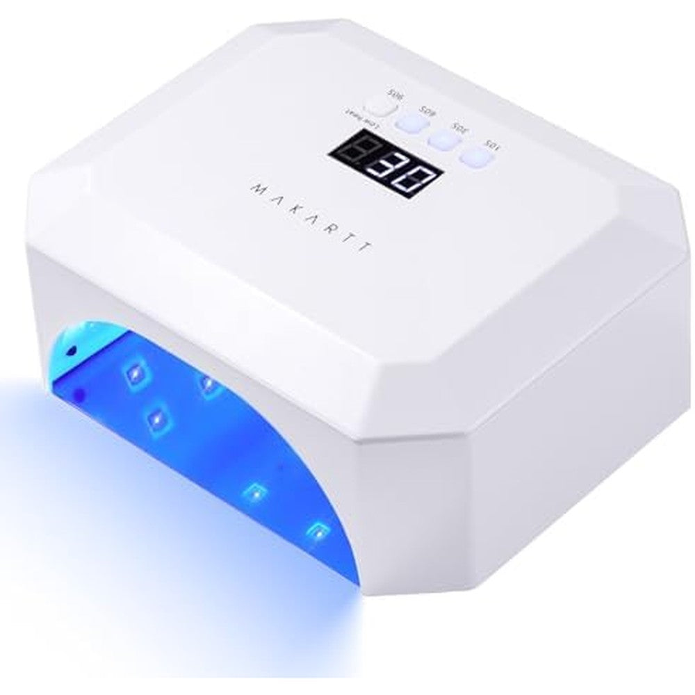 Makartt Aurora 54W rechargeable UV LED nail lamp front view