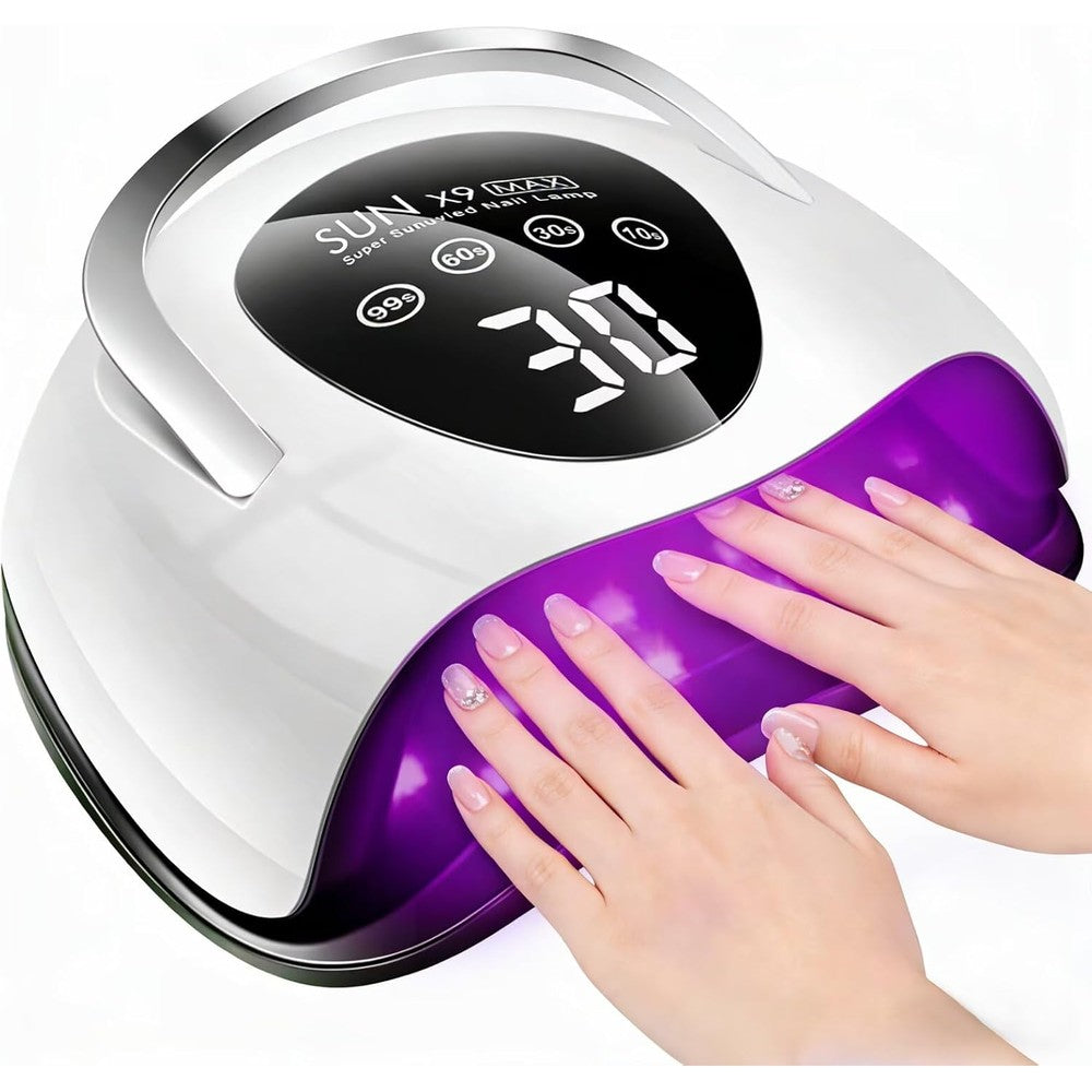 LadyMisty 268W UV LED Nail Lamp front view professional dryer