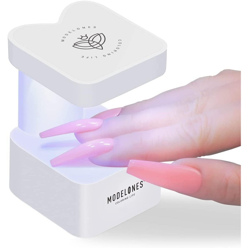 Modelones Mini UV LED Nail Lamp front view for gel polish