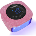 Lavinda cordless UV LED nail lamp front view with touch screen