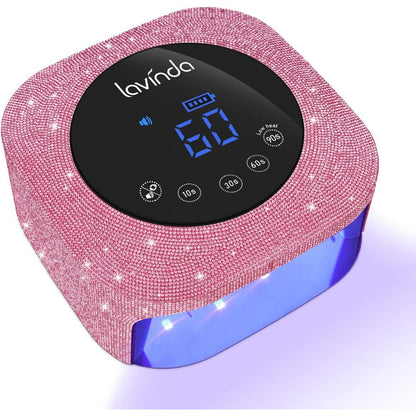 Lavinda 54W cordless UV LED nail lamp front view