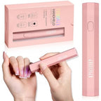 AILLSA handheld UV light for gel nails pink front view