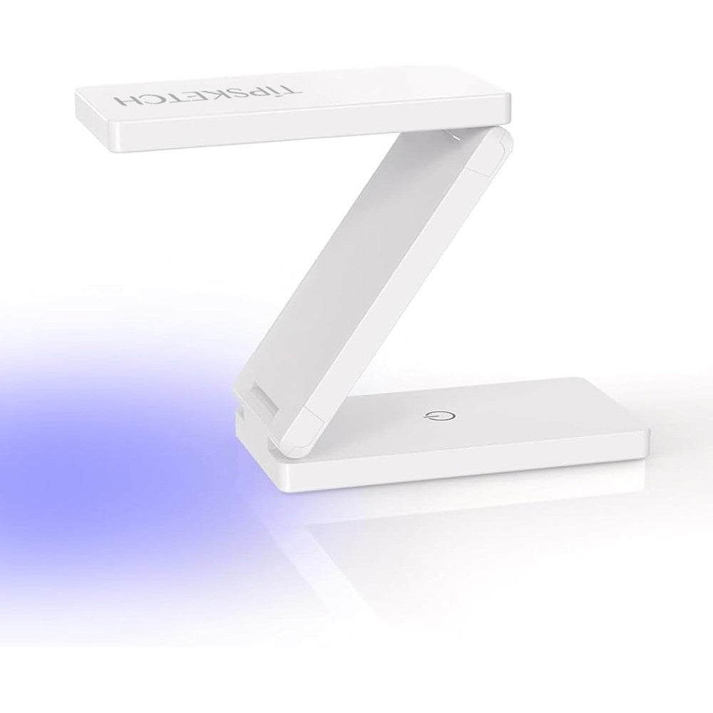Tipsketch UV LED nail lamp front view white foldable design