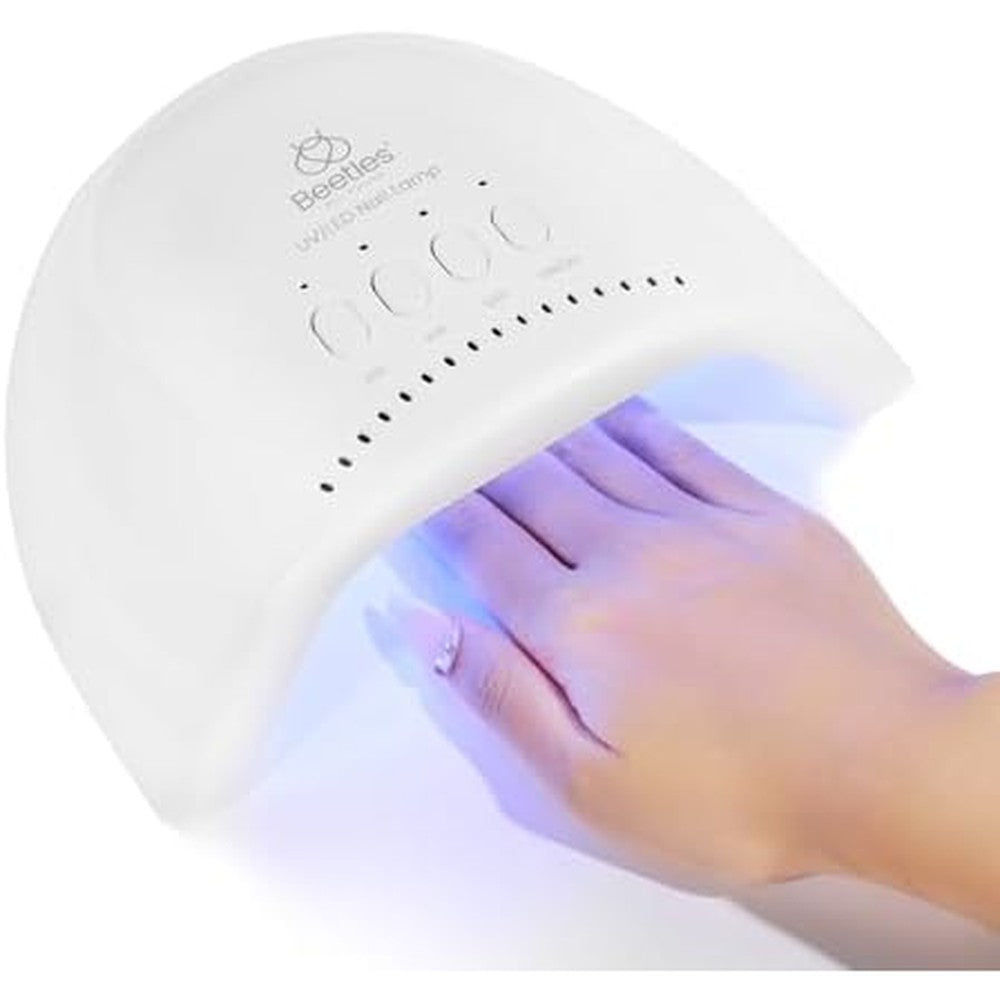 Beetles Gel Polish UV LED nail lamp front view white nail dryer
