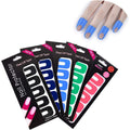 Weilusi nail polish protector stickers front view packaging