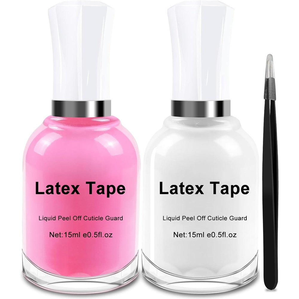 Gjnl liquid latex for nails front view bottle with cuticle guard wrapper