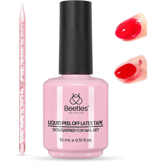 Beetles Gel Polish Liquid Latex Cuticle Guard 15ml bottle front view