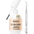 Beetles nail glue remover front view bottle with precision brush