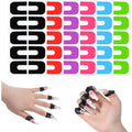 Atharved Cobee 120 pieces nail polish protector front view showing assorted colors