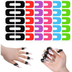 Atharved Cobee 120 pieces nail polish protector front view showing assorted colors