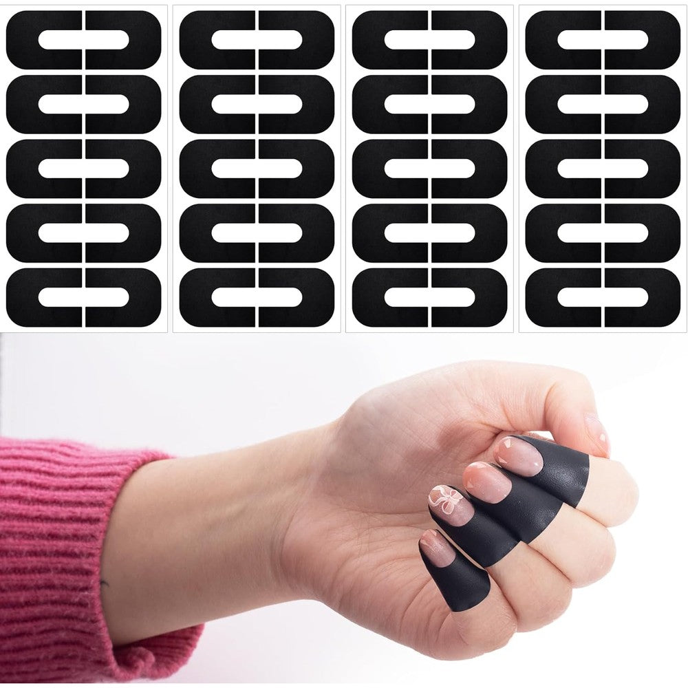 BEIQIYA nail polish protector for fingers showing the front package view for clean manicure protection.