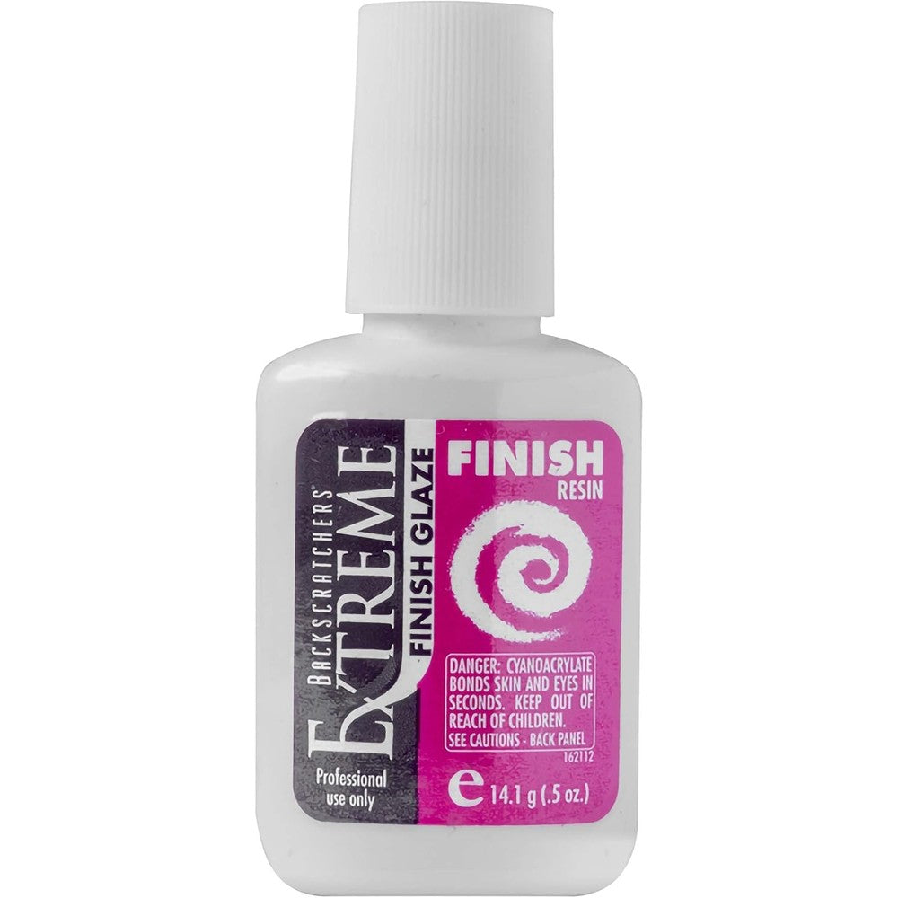 Backscratchers Extreme Finish Glaze Resin 0.5 Fluid Ounce bottle front view