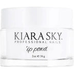 Kiara Sky clear professional nail dip powder jar front view
