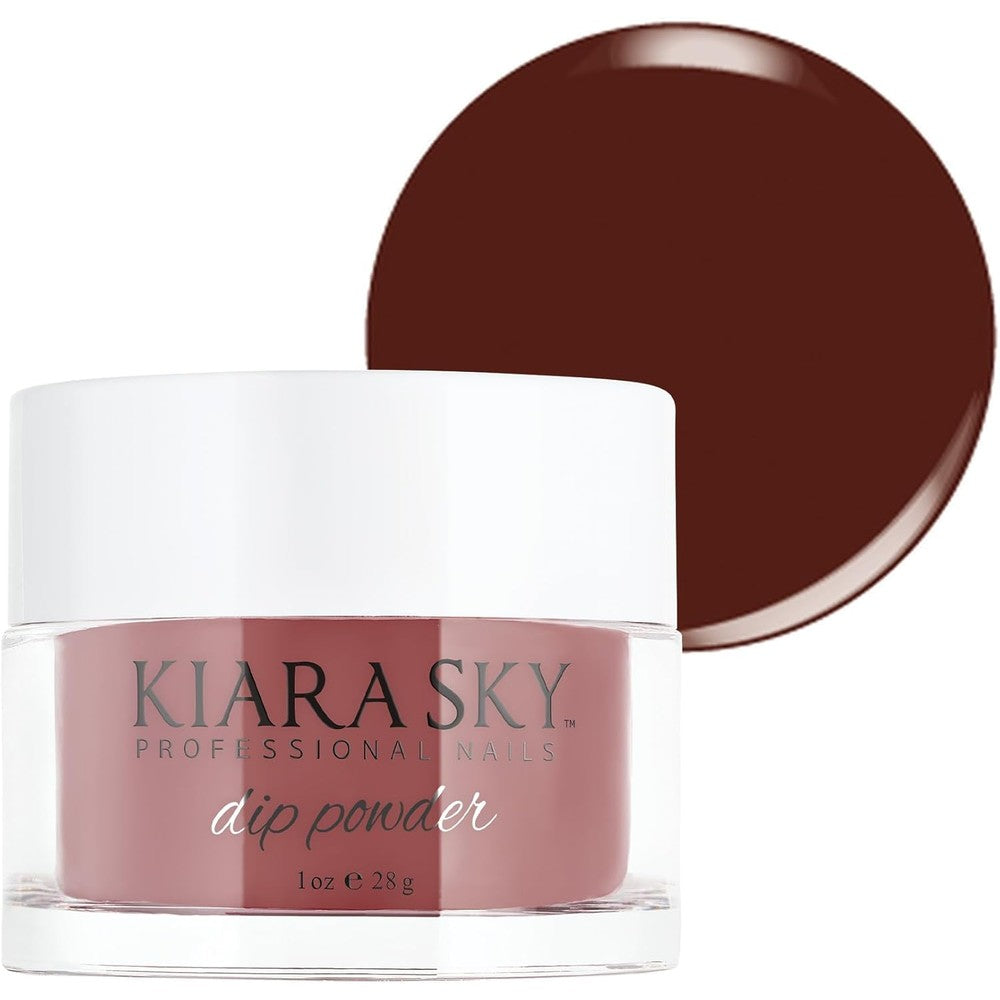 Kiara Sky dip powder Haute Chocolate front view jar