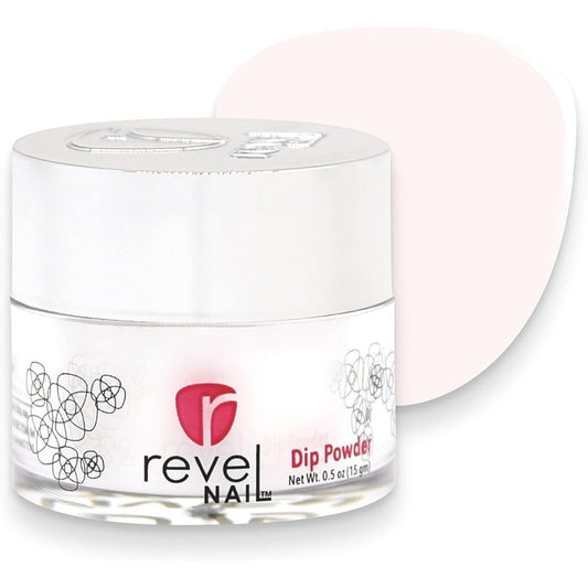 Revel Nail Clear Dip Powder Vivien front view jar