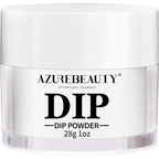 Azurebeauty clear dip powder jar front view container packaging