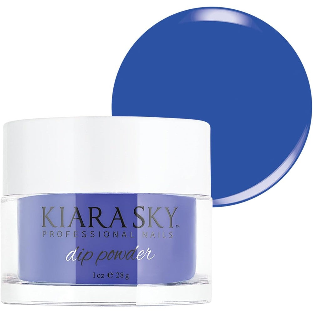 Kiara Sky Someone Like Blue dip powder jar front view