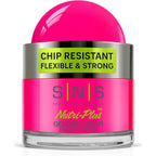 SNS Healthy Natural Nails Gelous Color Dipping Powder front view showing Miracle Garden shade jar
