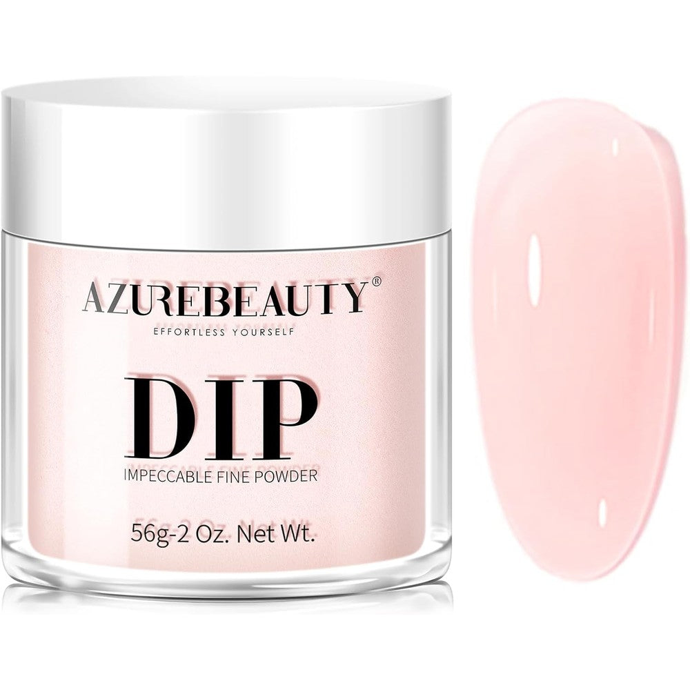 Azurebeauty Translucent Dip Powder Jelly Baby Pink front view