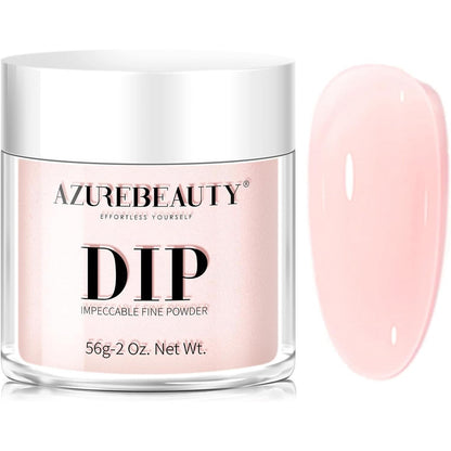 Azurebeauty Translucent Dip Powder Jelly Baby Pink front view