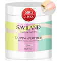 Saviland clear dip powder jar front view container