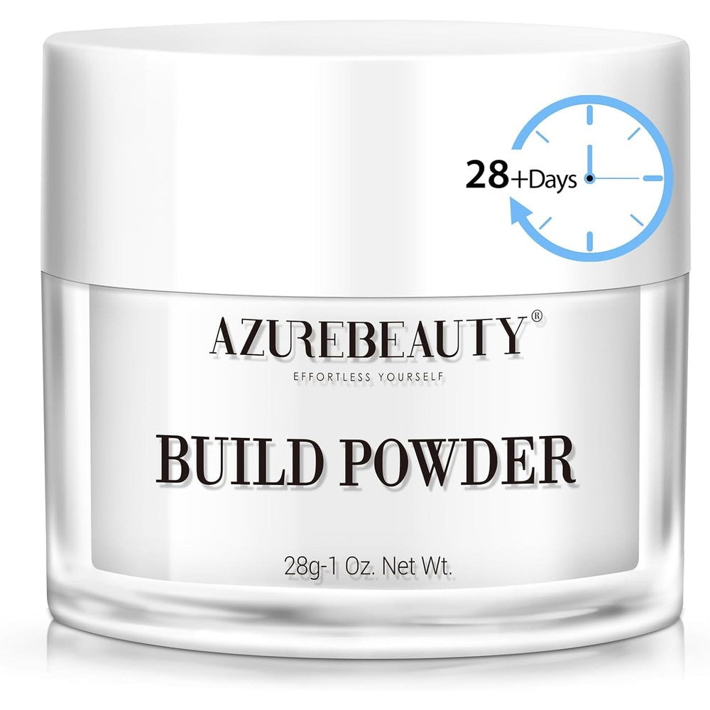 Azurebeauty clear dip powder jar front view