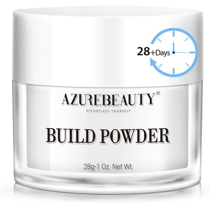 Azurebeauty clear dip powder jar front view